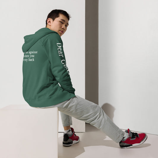Unisex fleece zip up hoodie