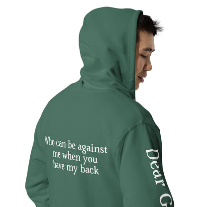 Unisex fleece zip up hoodie